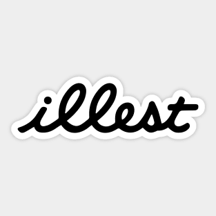 illest - Funny Sports Parody Sticker